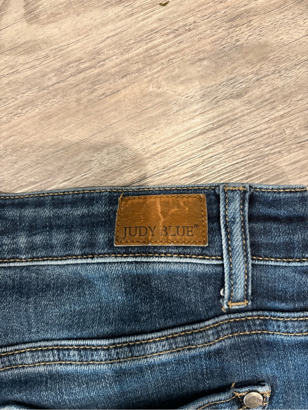 Judy Blue Dark Wash Women’s Straight Jeans - Blue - Picture 6 of 6
